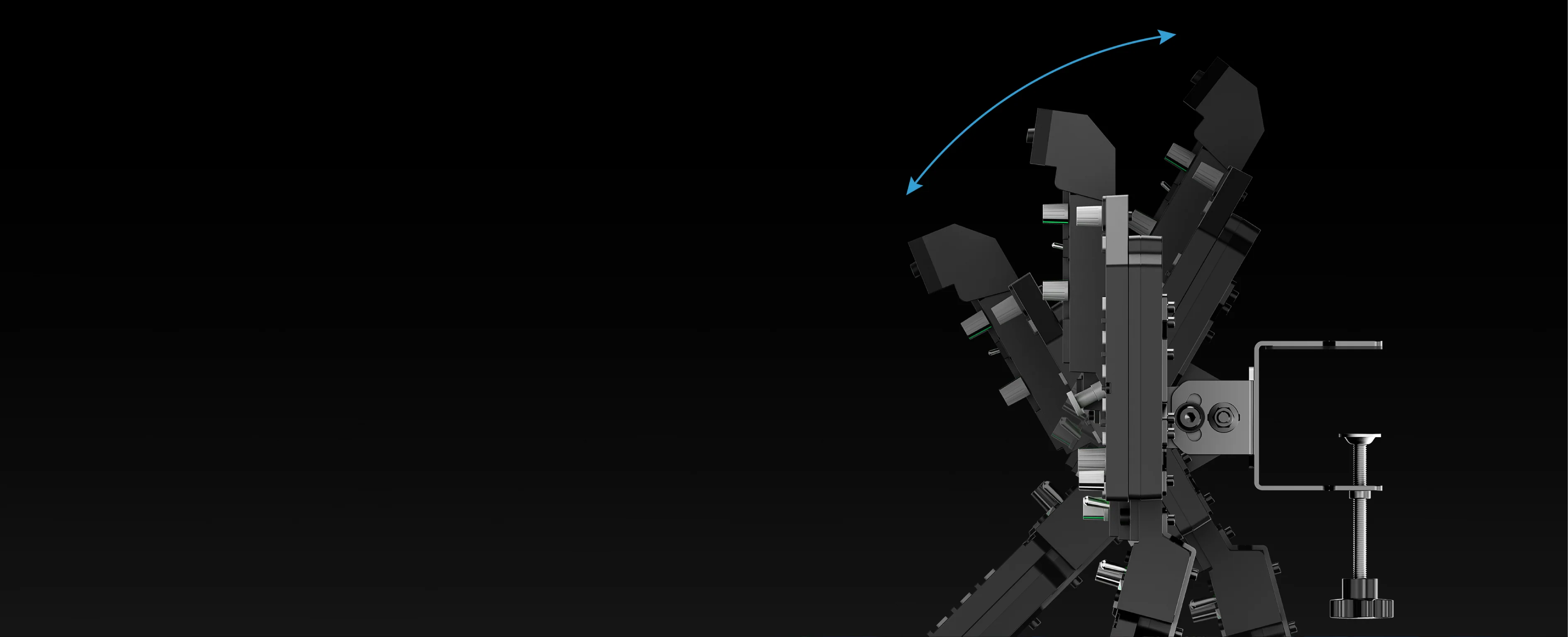 Moza FMP18 Bundle - angle adjustability